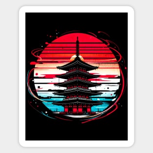 Sensoji Temple Design Sticker